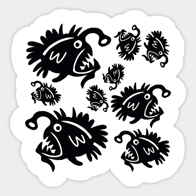 Angler Fish Sticker by Surly